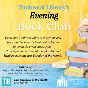 Evening Book Club - Timbrook @ Timbrook Library